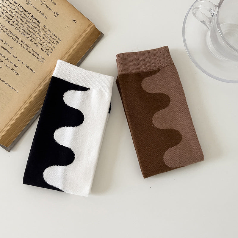 Niche Retro Design Socks Female Cotton Socks South Korea Ins