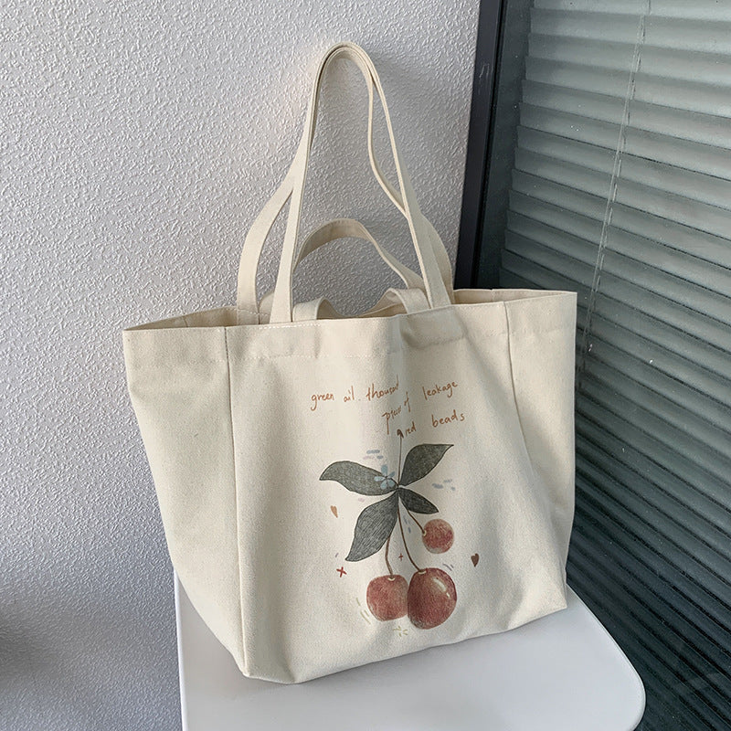 Lazy Wind Literary Japanese And Korean Ins Simple Large Capacity Letter Students Class Schoolbag Summer