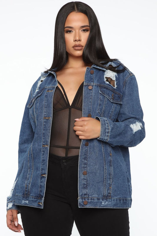 Fashion All Match Women's Denim Jacket Top
