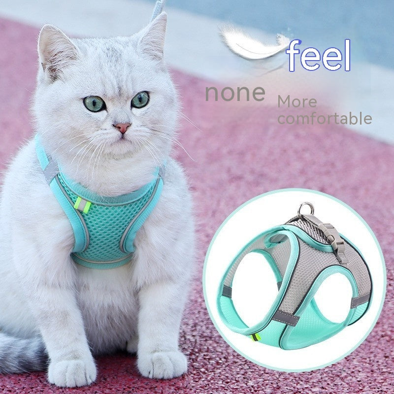 Pet Supplies Cat Pulling Rope Vest Pulling Leash