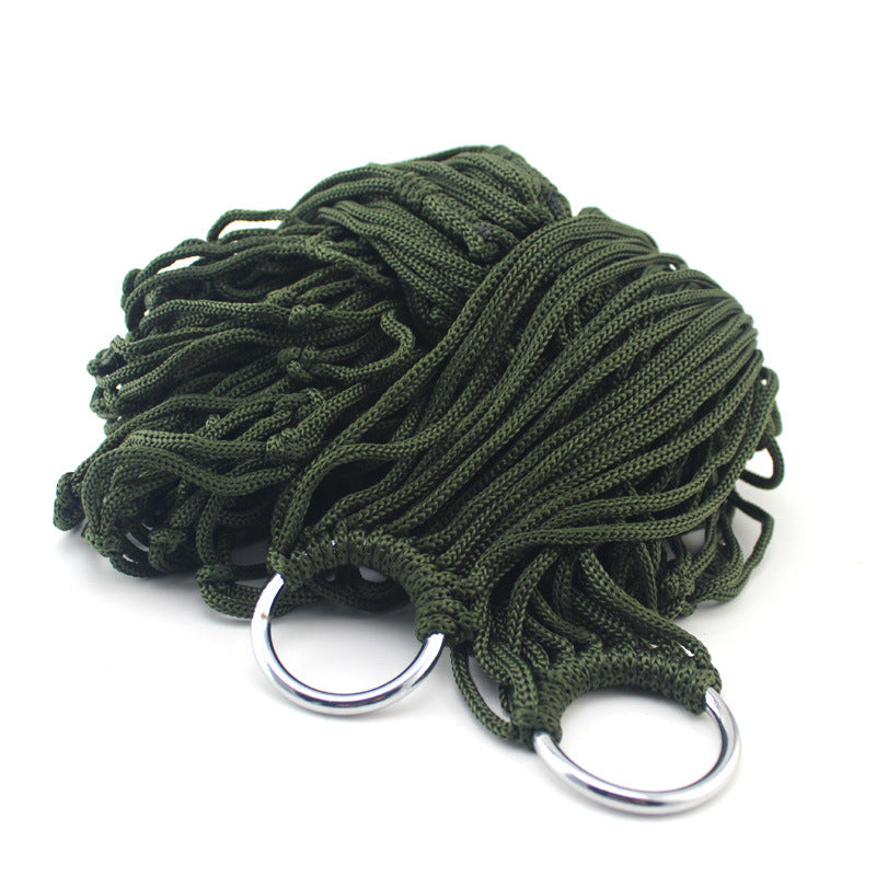 Outdoor Supplies 9-strand Nylon Rope Hammock Portable