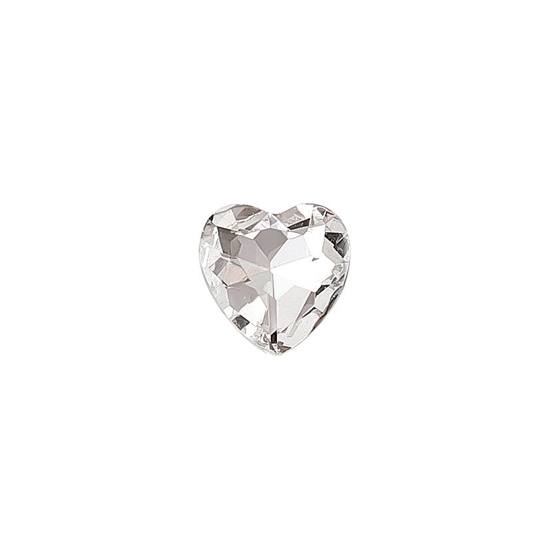 Manicure Diamant Tilbehør Hjerte Vanddråber