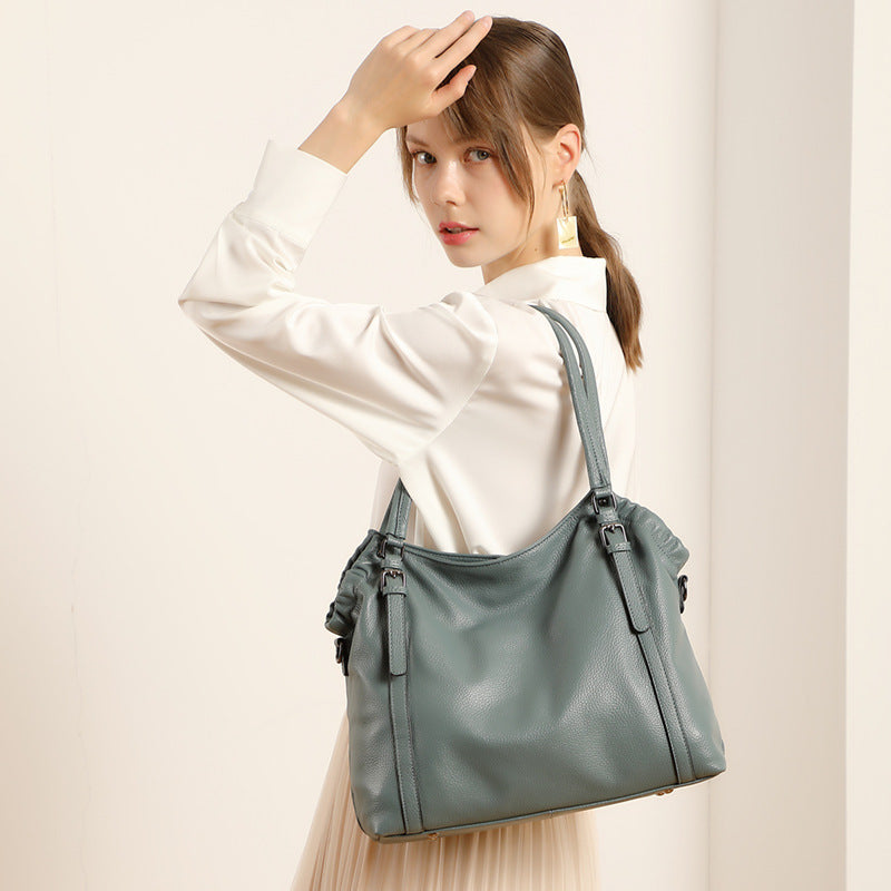 Cowhide New Style Simple Large Capacity Handbag For Women