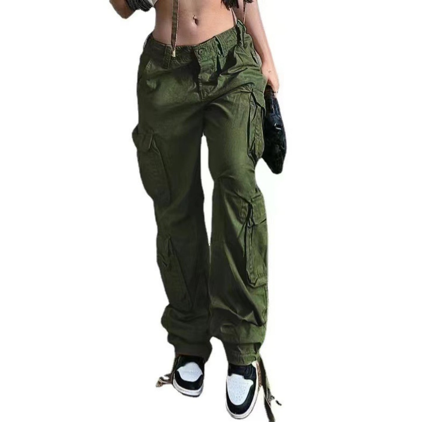 Trendy Workwear Denim Casual Pants For Women