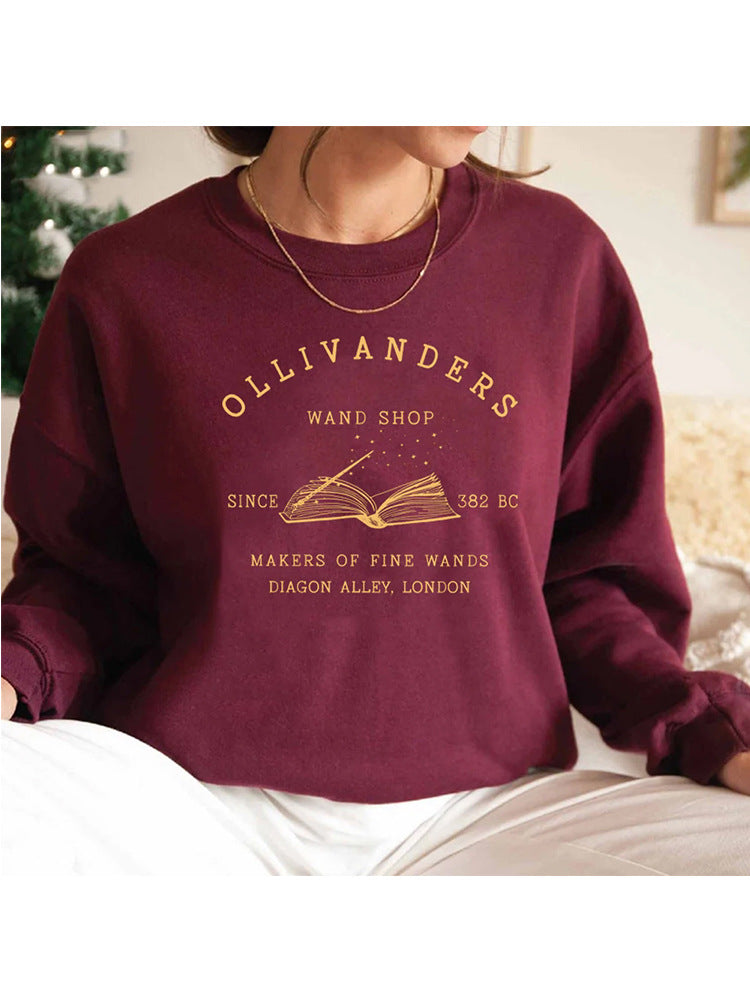 Troldmandsboghandel Sweatshirt Sweater Magisk Troldmands Hættetrøjer