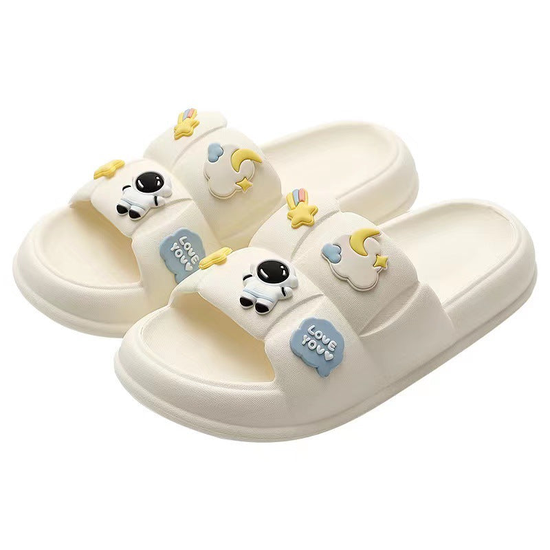 Astronaut Cartoon Slippers Stepping On Shit