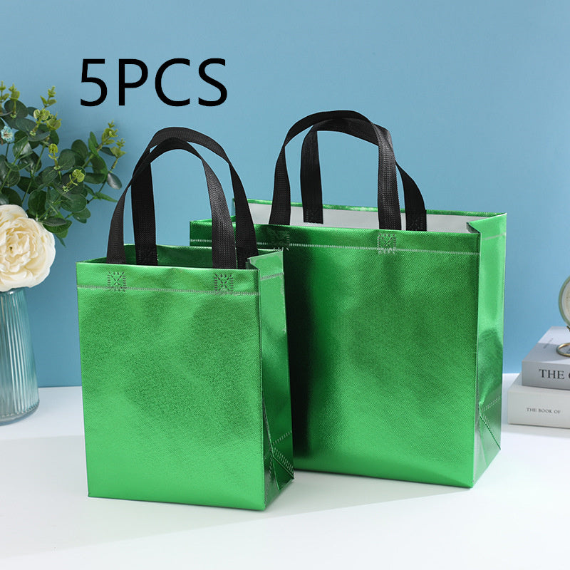 Aluminum Coated Non-woven Folding Tote Bag