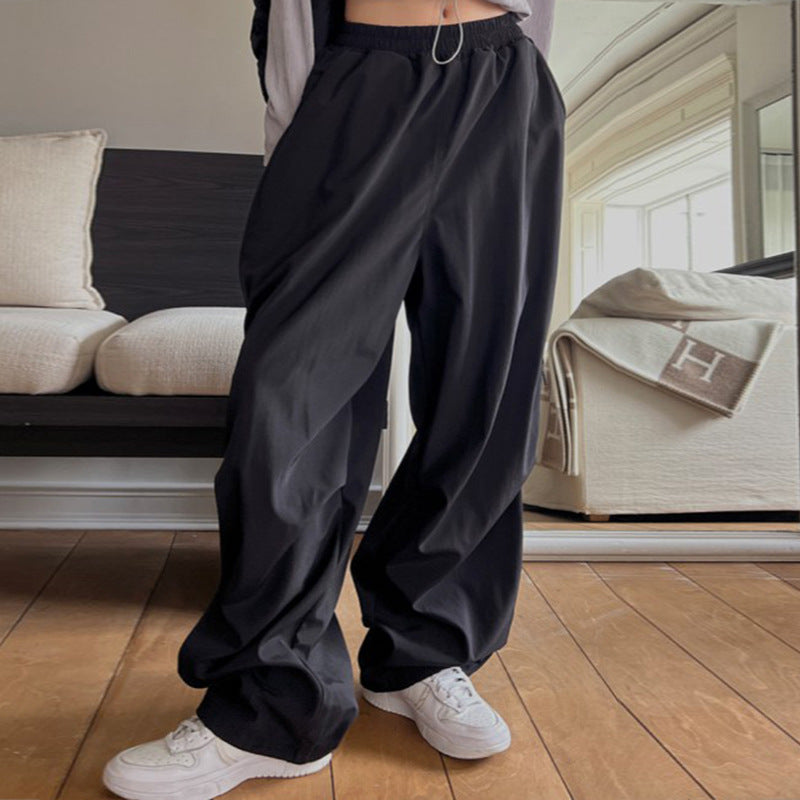 American Air Feel Side Zipper Vævede Bukser