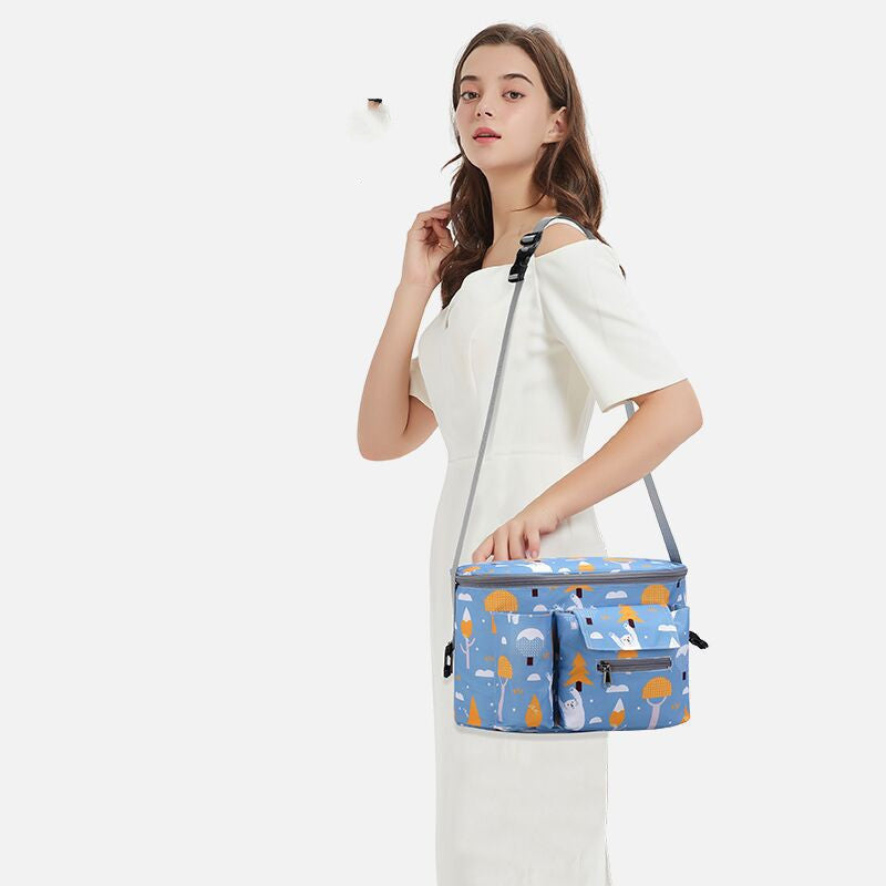 Multifunctional Go Out Mummy Bag Waterproof Mother And Baby Storage Bag