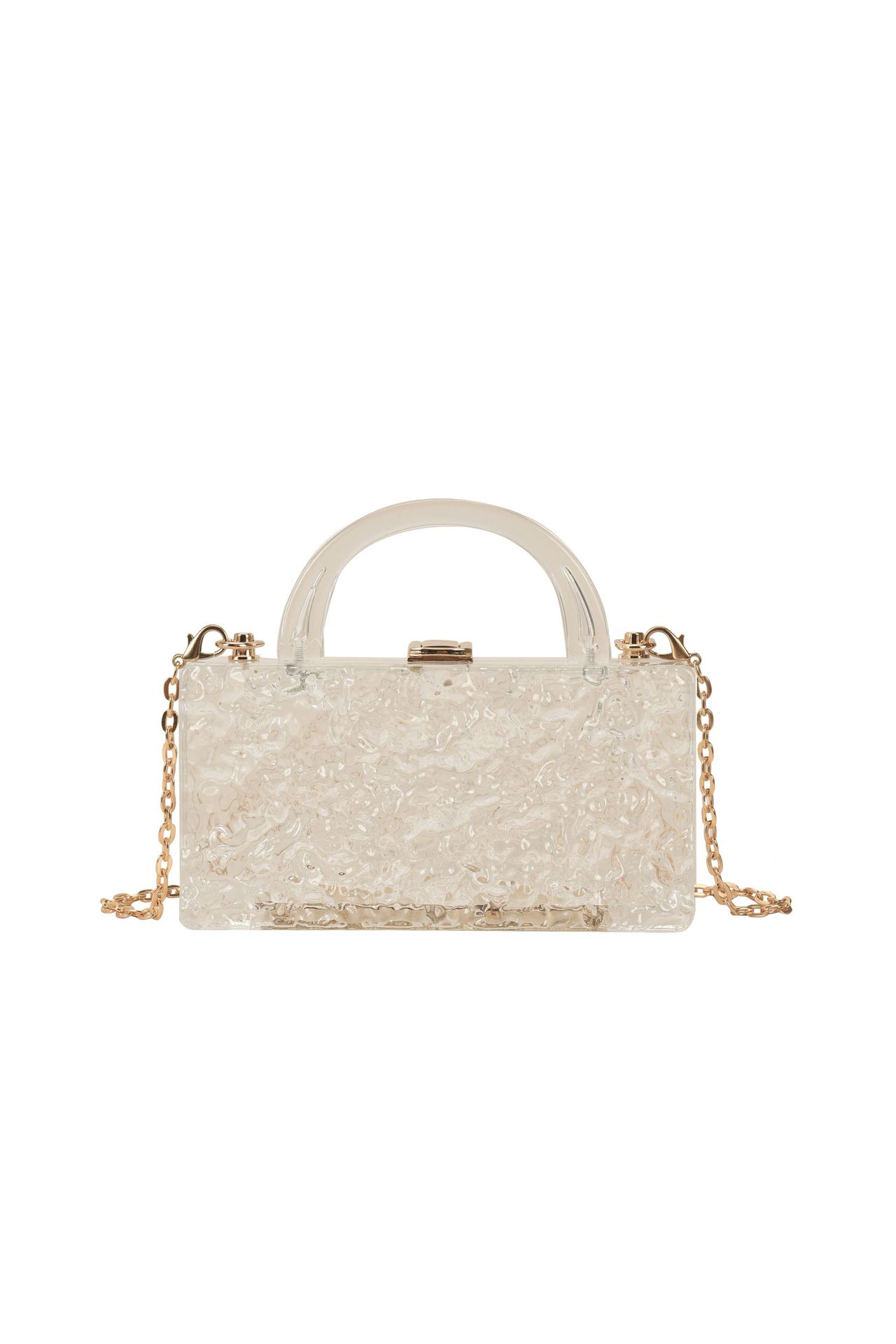Fashion New Transparent Acrylic Jelly Bag Women