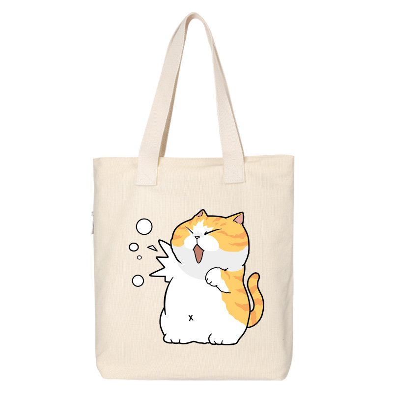 Shiba Inu Male And Female Shoulder Bag Canvas Large Capacity