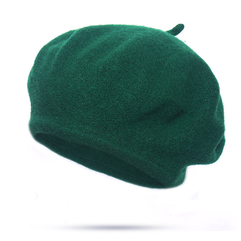 Wool Beret Vintage Woolen Painter Hat