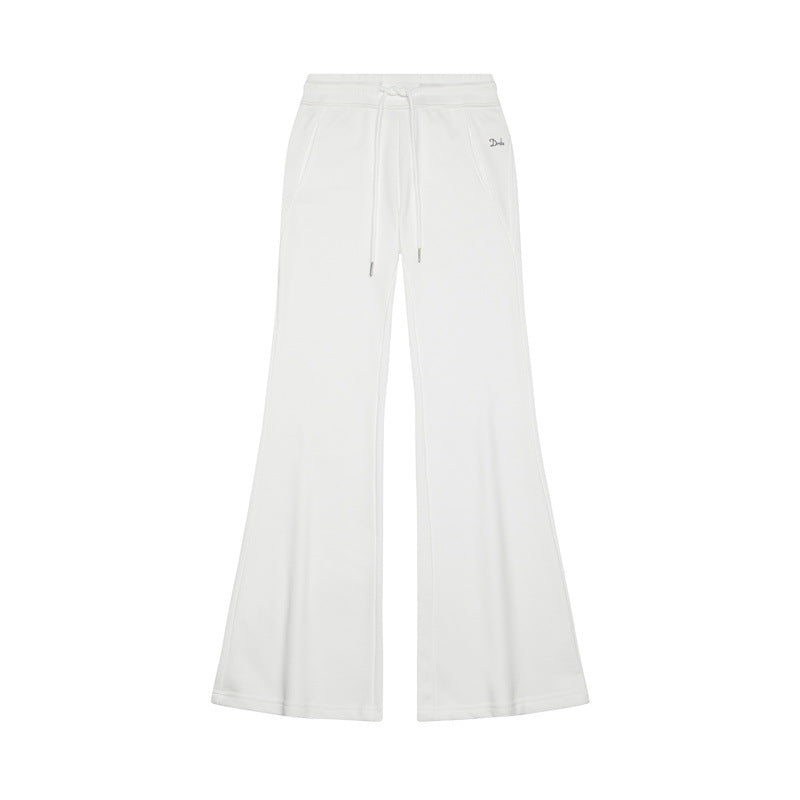 Niche Embroidered Skinny Sweatpants Low Waist Slim Slimming Hot Girl