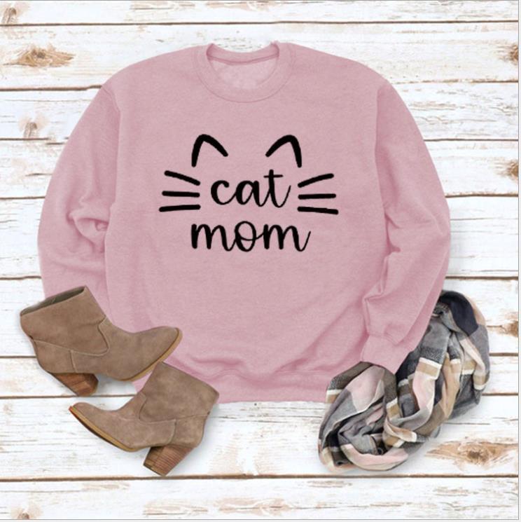 Letter Print Loose Casual Fashion Long Sleeve Sweater