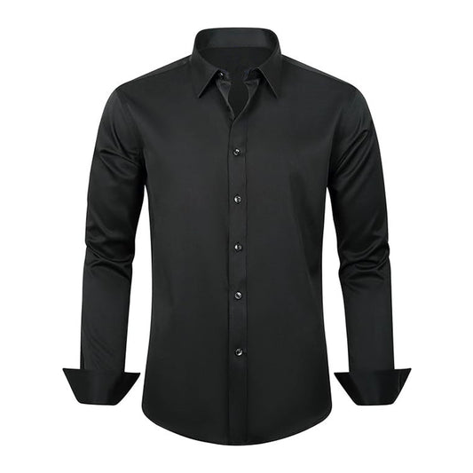 Elastic Force Non-ironing Anti-wrinkle Simple Business Thin Shirt