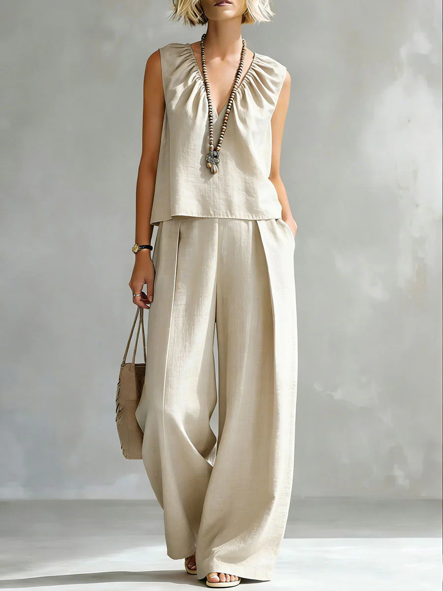 Sexy Urban-style Sleeveless Pantsuit