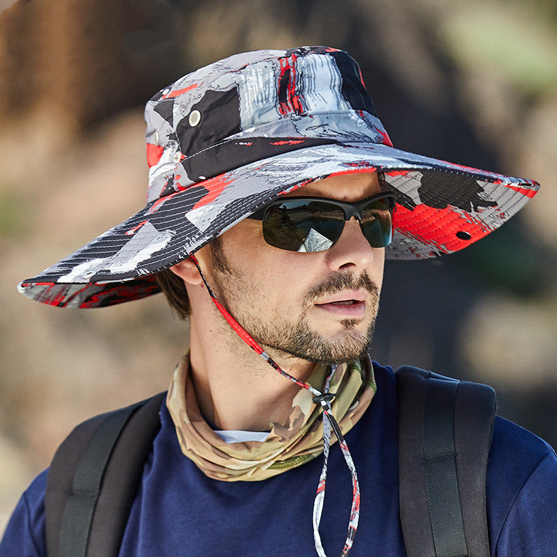 Fishing Fishing Sunscreen Sunshade Outdoor Big Brim Fisherman Hat Women