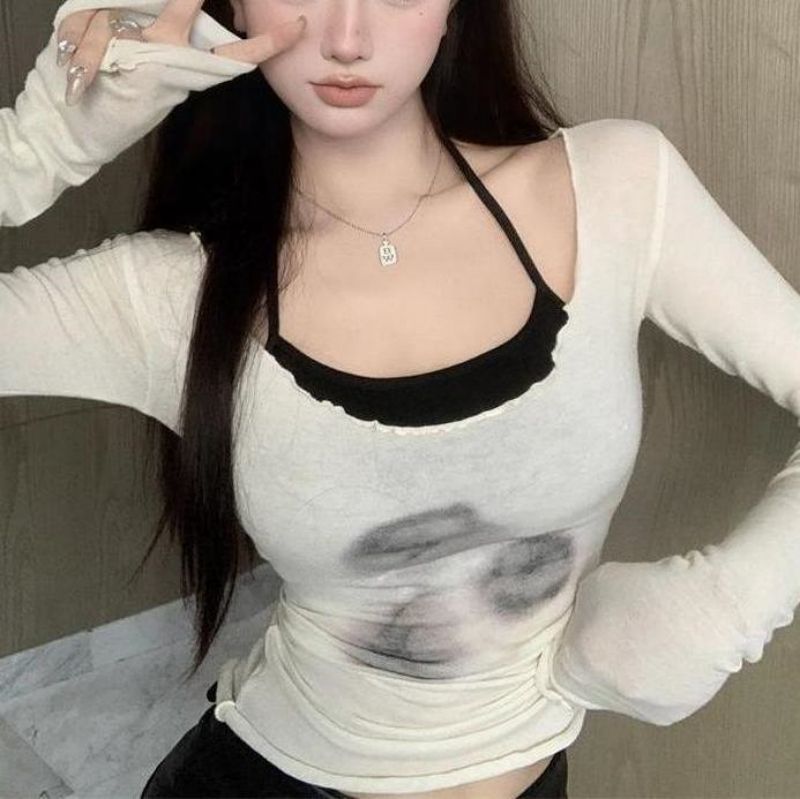 Fashion Base Sling Top Suit