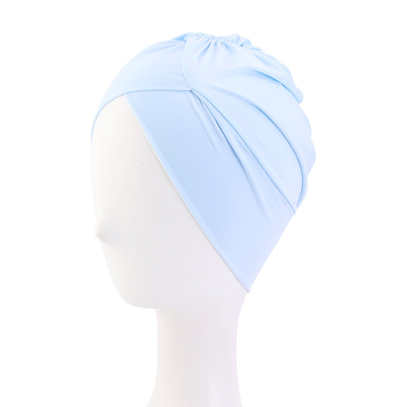 Stretch Tam-o'-shanter Solid Color Cross Swimming