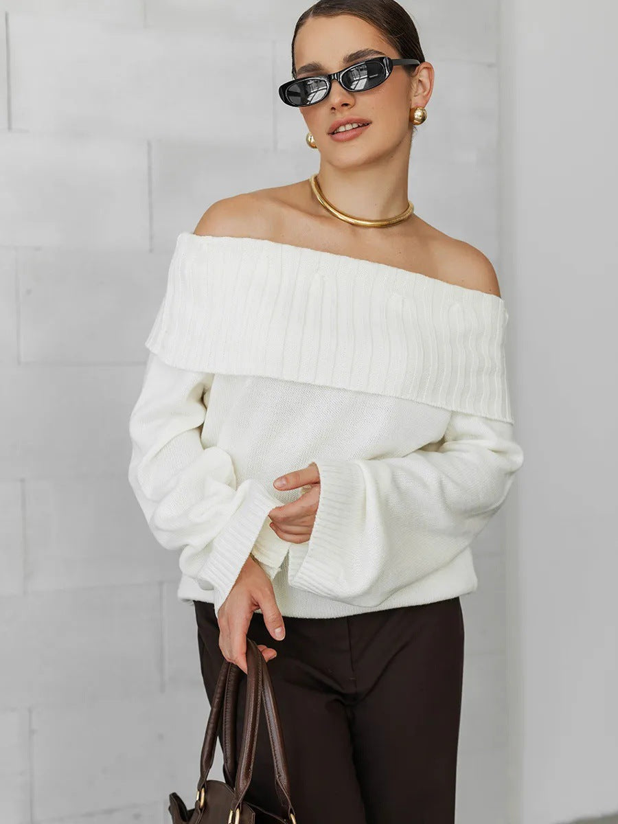 Long Warm Knit Sweater