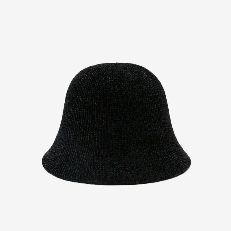 Warm Women's Chenille Fisherman's Hat Versatile Casual Knitting