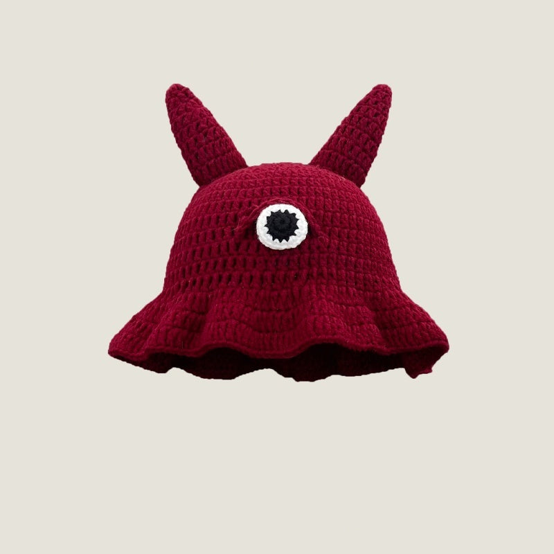 Shrek Monster Knitted Beanie For Women Cartoon Wool Hat