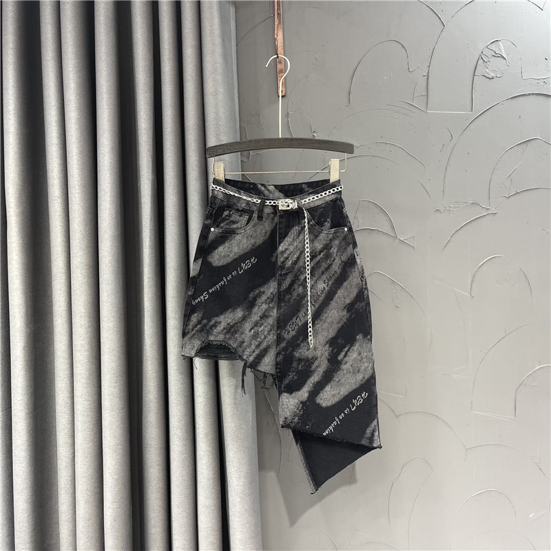 Design Sweet And Spicy Style High Waist Denim Skirt