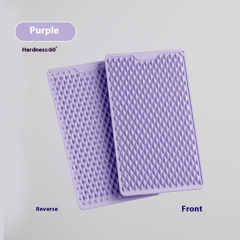 Anti-slip Bath Silicone Double Hardness Thickened Massage Mat