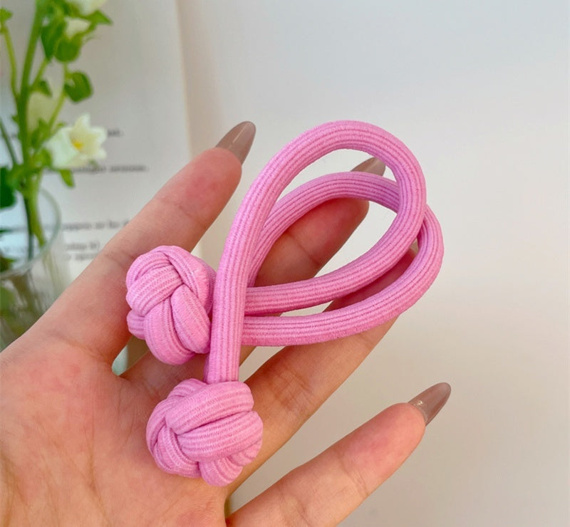 Girls' High-end Hair Band With Rubber Band