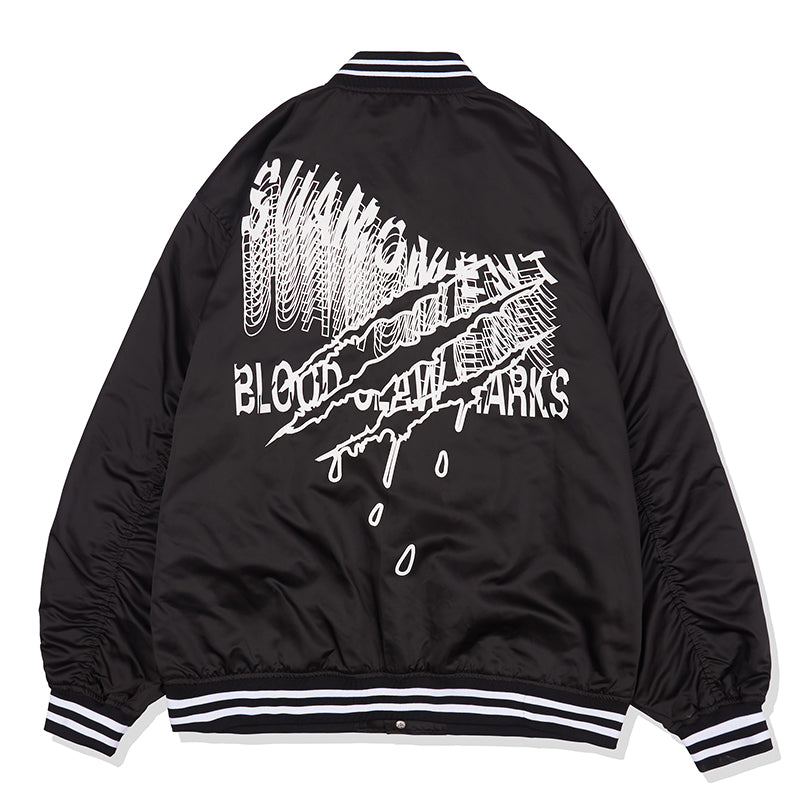 Scratch Multi-layer Letter Graffiti Baseball Uniform Trendy Brand Couple