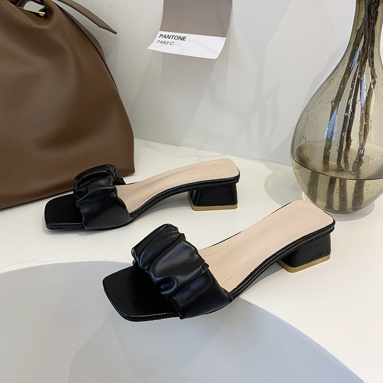 Fairy Style Thick And Thick Soles Wear Fashionable Word Belt