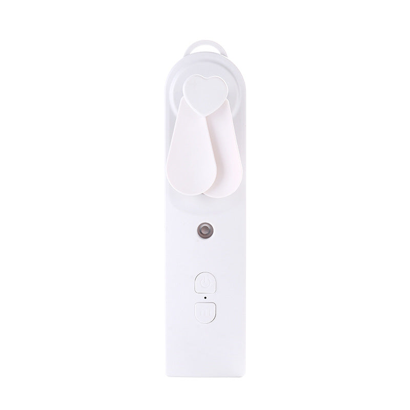 Handheld Mini Fan Moisturizing Spray Moisturizing Meter