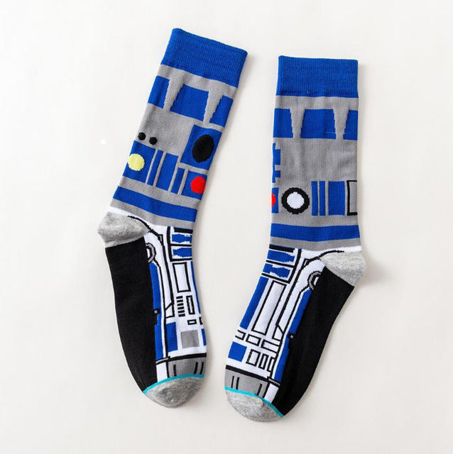 Socks Master Yoda R2-D2 Cosplay Socks Woo Ji