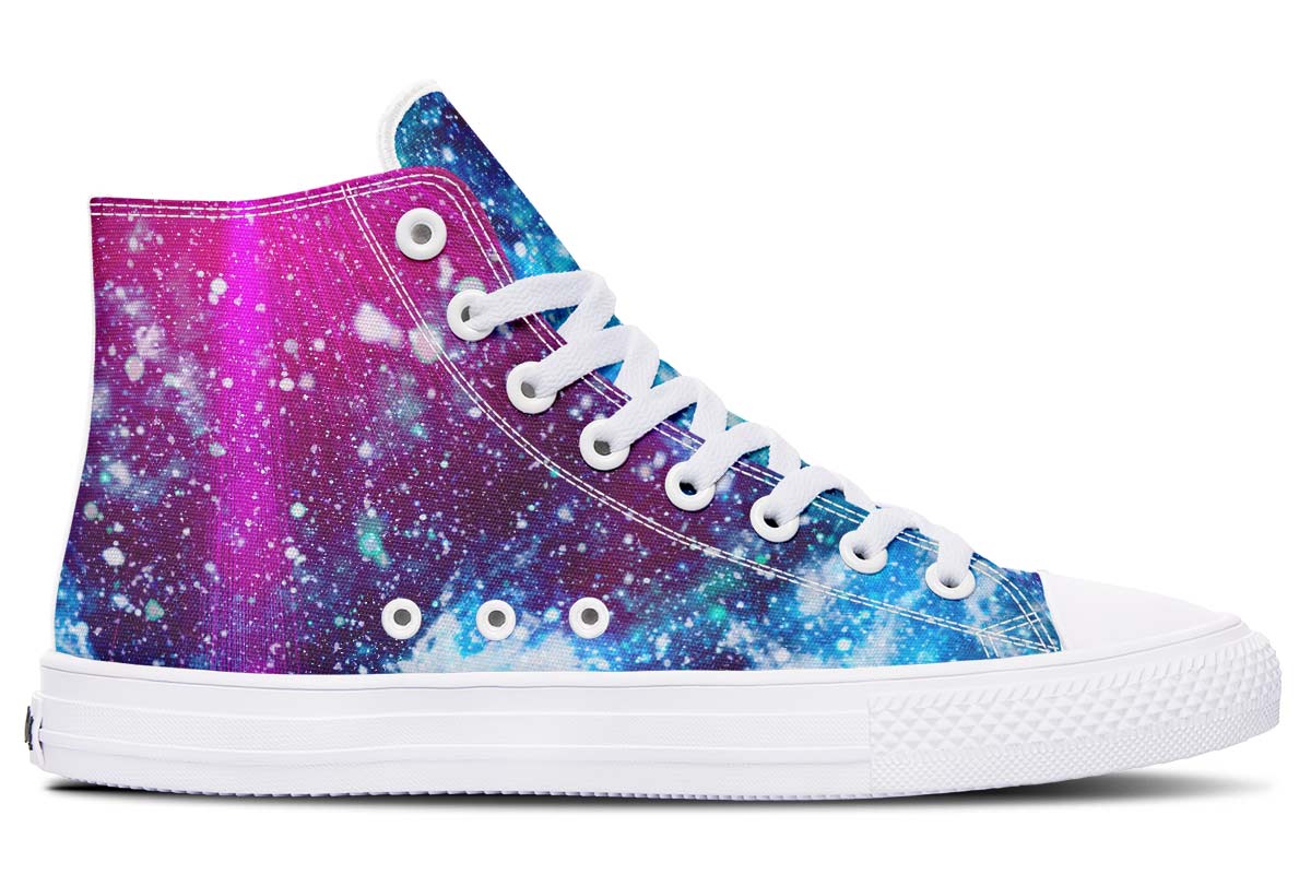Printed Couple High-top Canvas Shoes