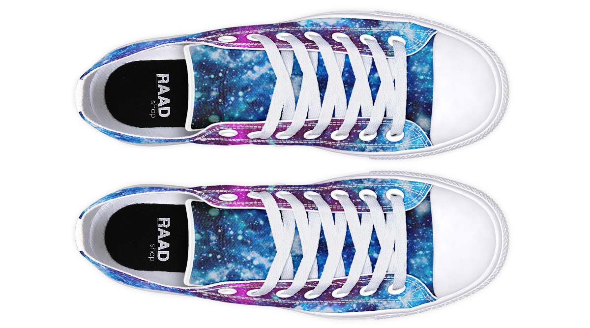 Fashion Print Couple Low-Top Canvas Shoes