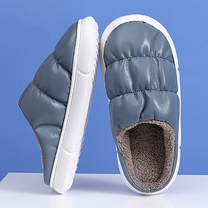 Winter Home Indoor  Couple Thick-soled  Plush Slippers