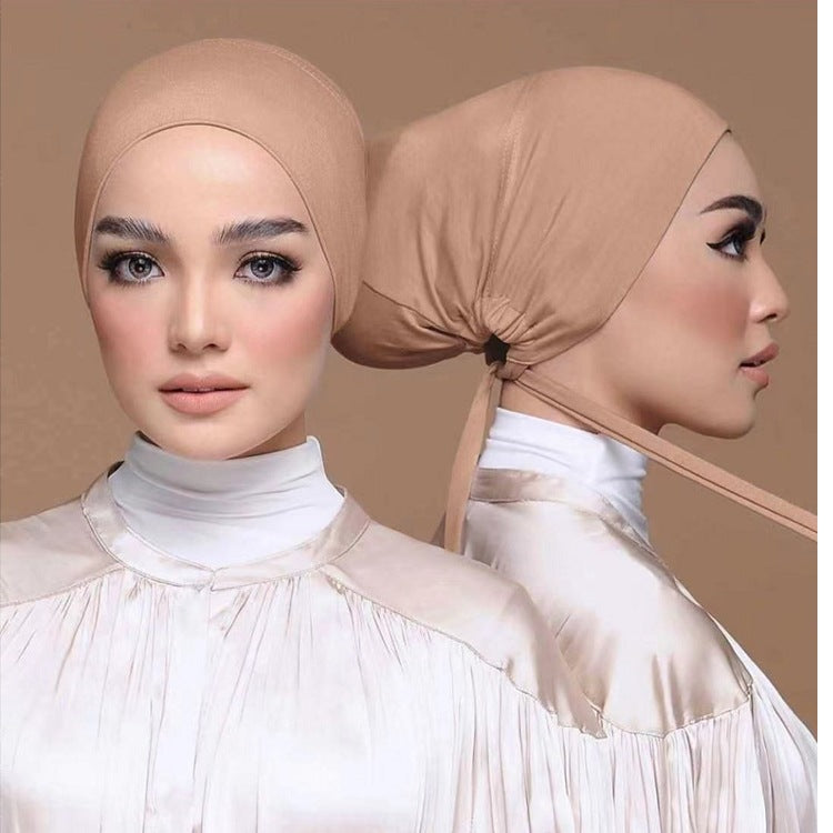 Bottom Hat Tube Scarf Modal Headband Elastic Adjustable