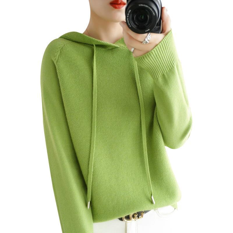 Ladies Hooded Bottoming Shirt Casual Sweatshirt