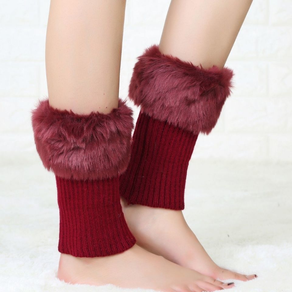 Autumn And Winter New Woolen Boots Cover