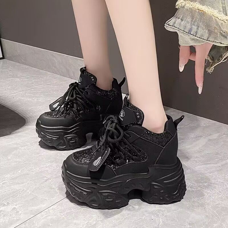 Versatile Fashion Casual Thick-soled Height-increasing Sneakers