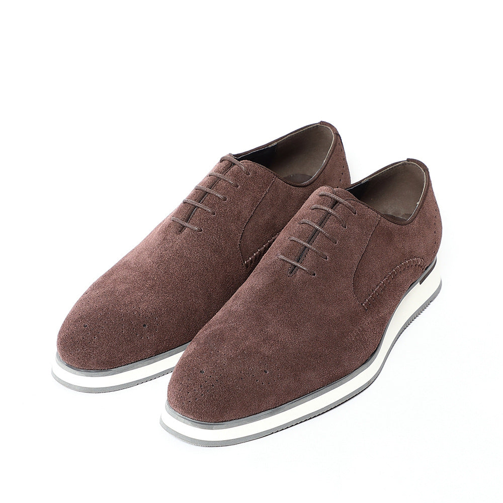 British Style Suit Business Formal Wear Leather Shoes