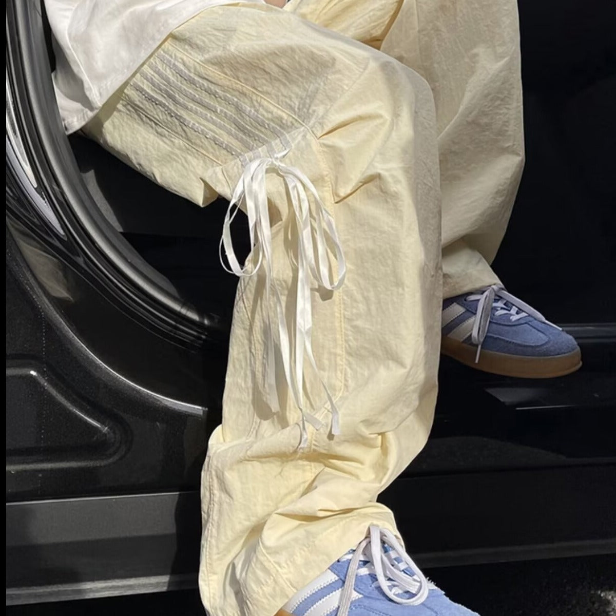Quick-drying Three-bar Pants Niche Straight Loose Casual Sports Pants