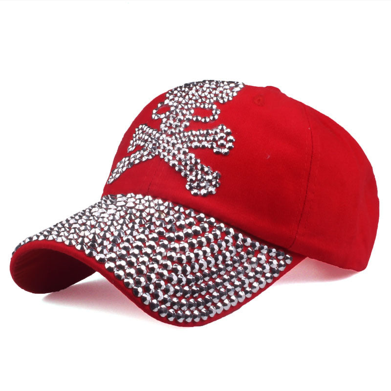 Skull And Diamond Baseball Sun Hat