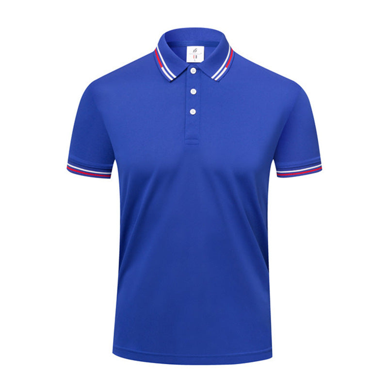 ICE Cotton Lapel Summer Short-sleeved Casual Polo Shirt