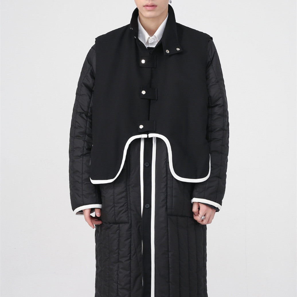 Men's True Two Piece Detachable Mid Length Jacket
