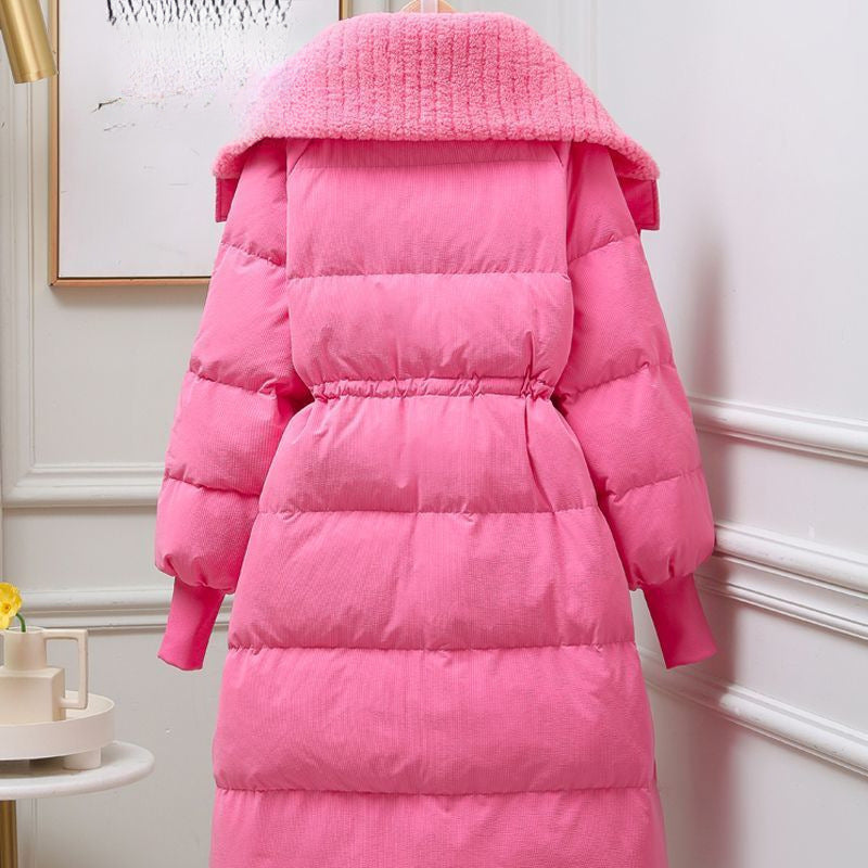 Large Lapel Padded Cotton-padded Jacket Outerwear Tide