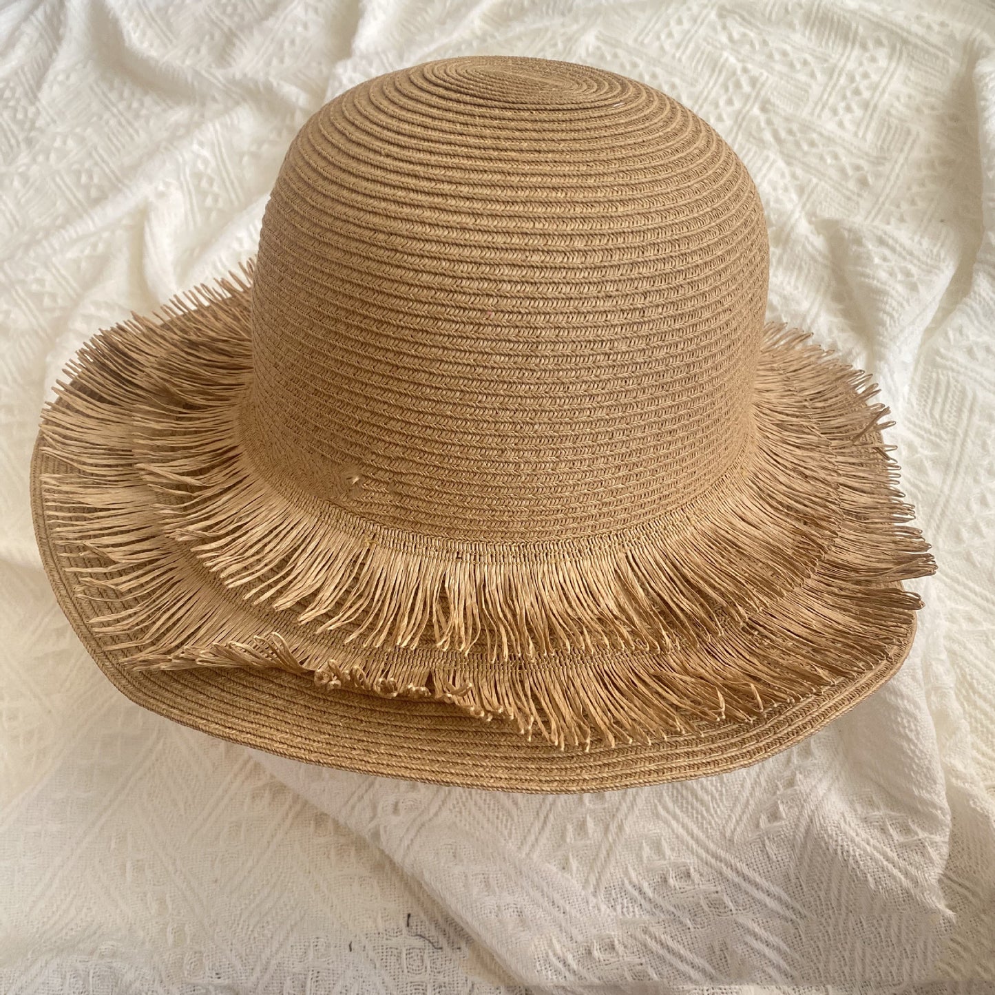 Women's Fashion Temperament Tassel Seaside Beach Sunshade Straw Hat