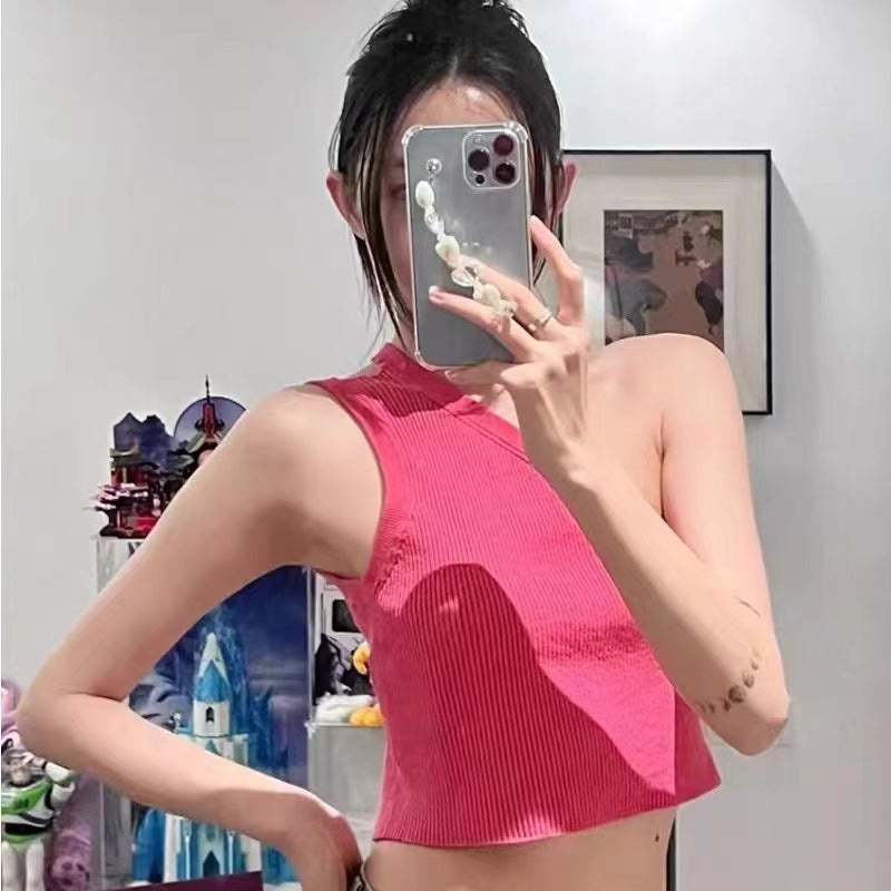 Top rygløs camisole damestreet