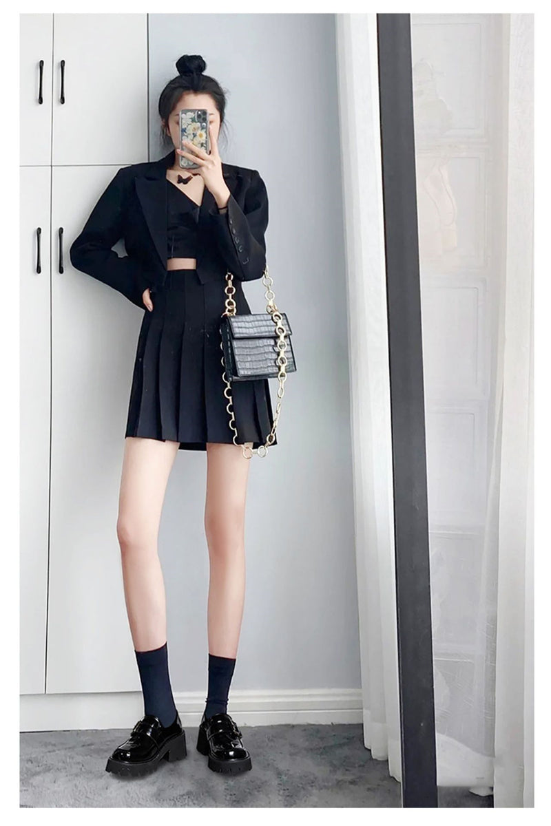 Platform Mary Janes With Belt Buckle
