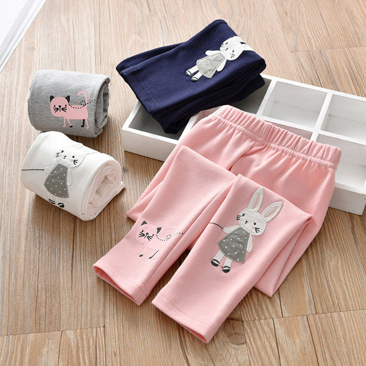 Cute Thermal Base Pants For Children
